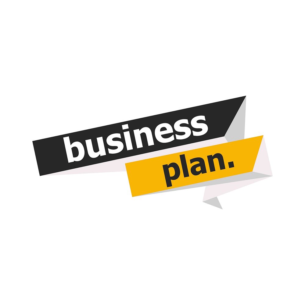 Illustration of business plan vector