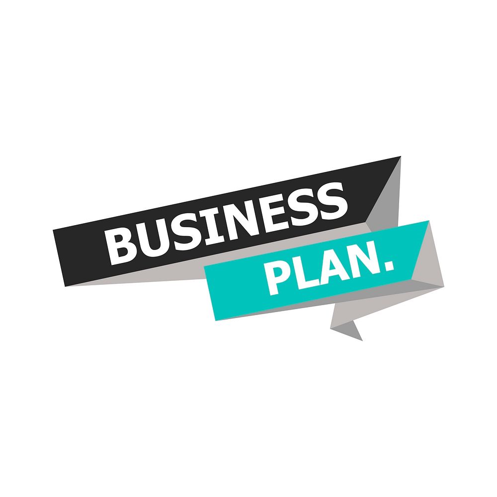 Illustration of business plan vector