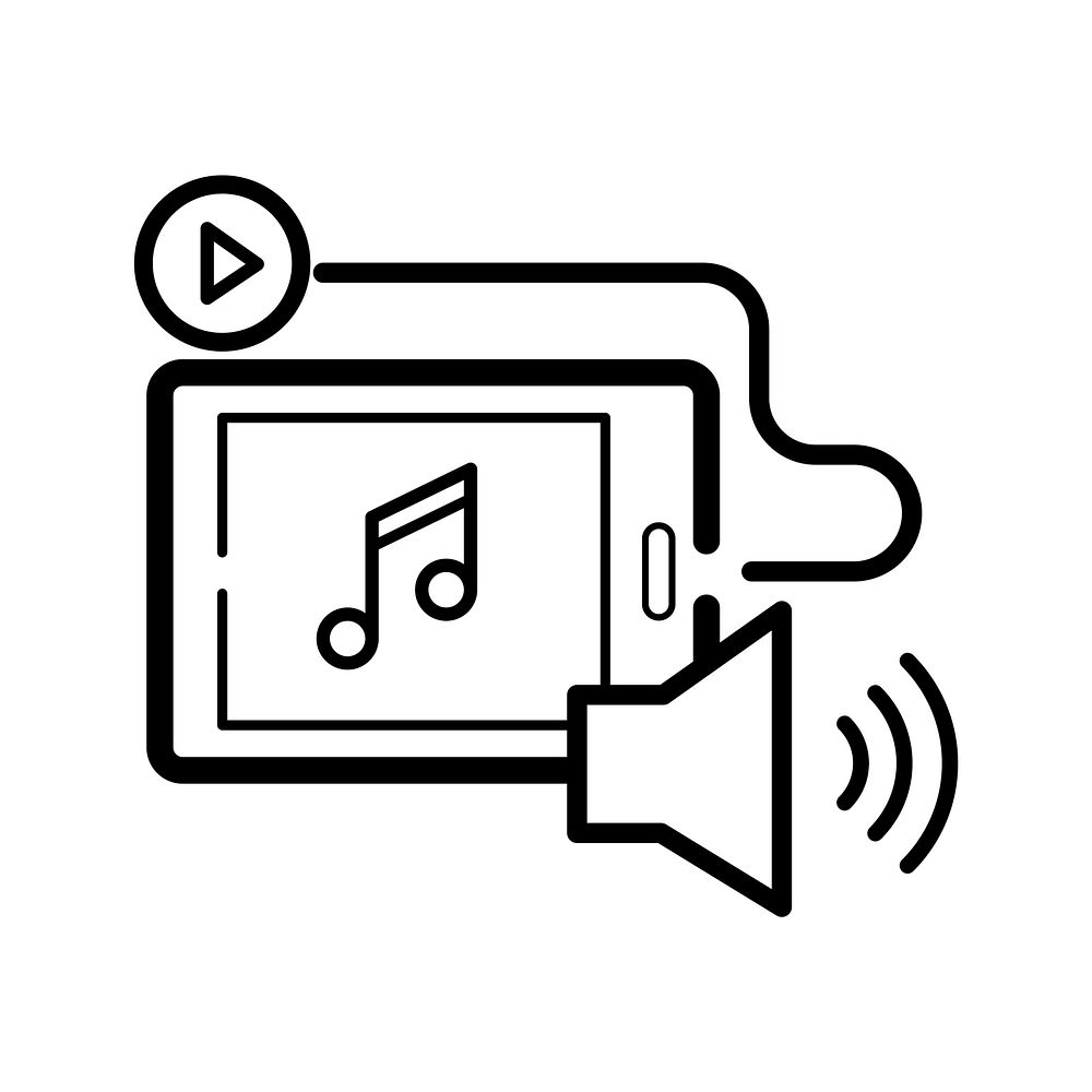 Illustration of music entertainment vector