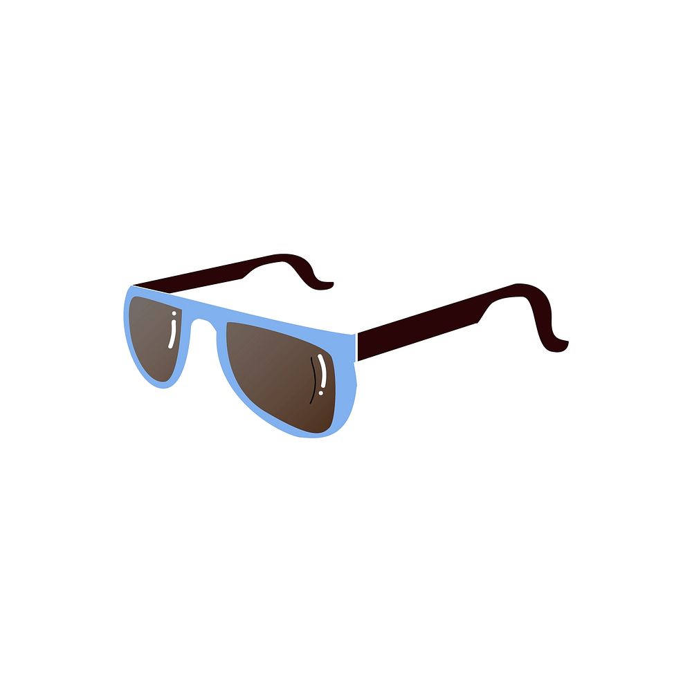 Illustration of sunglasses icon vector