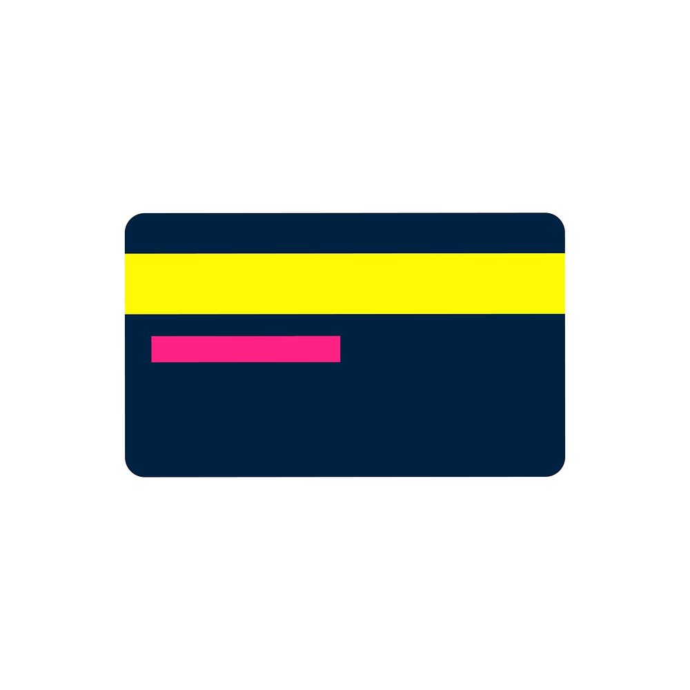 Illustration of credit card icon vector