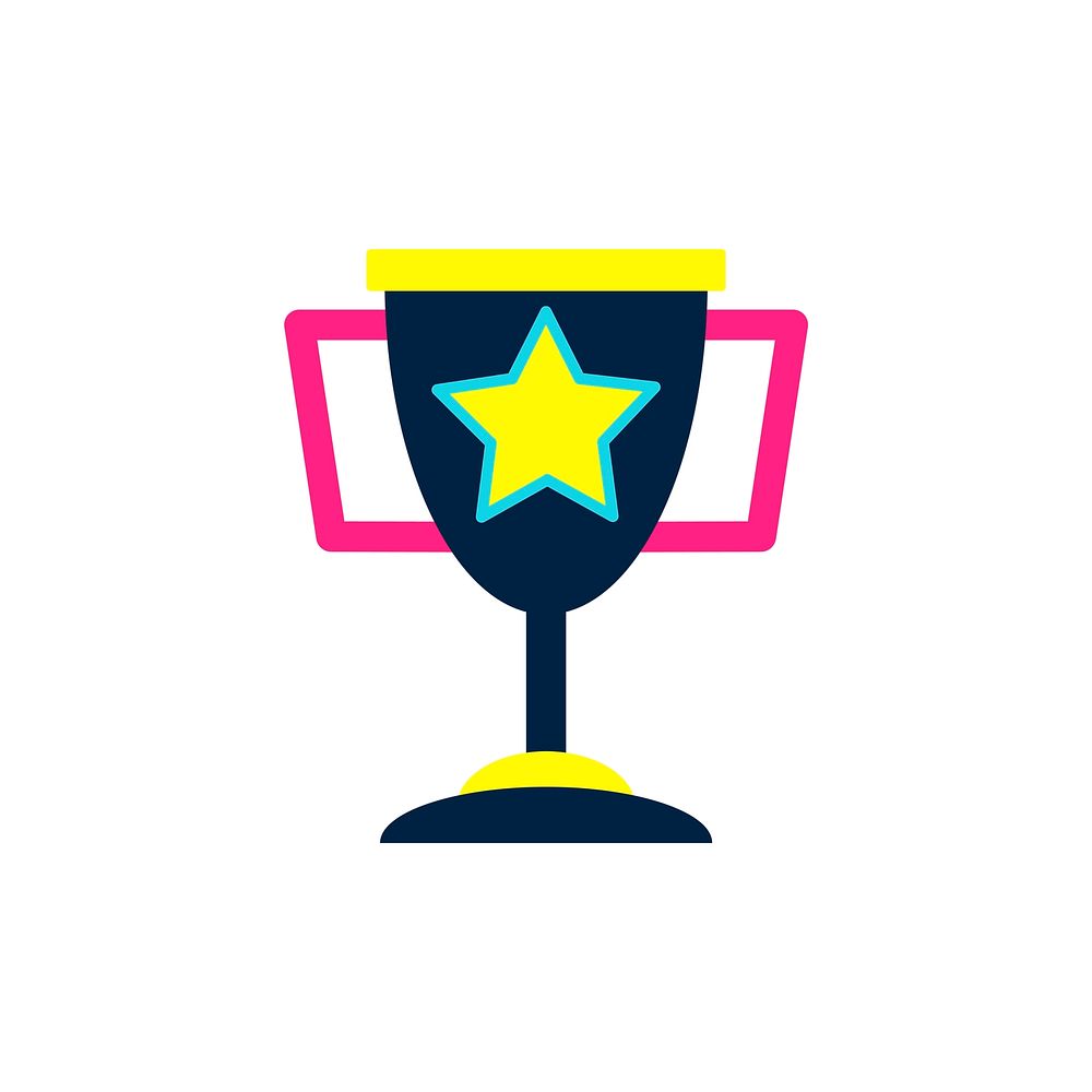 Illustration of trophy vector vector