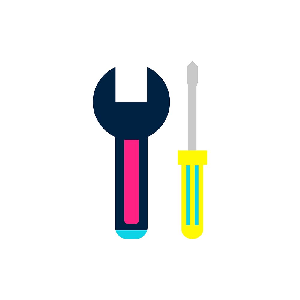 Illustration of tools equipment vector