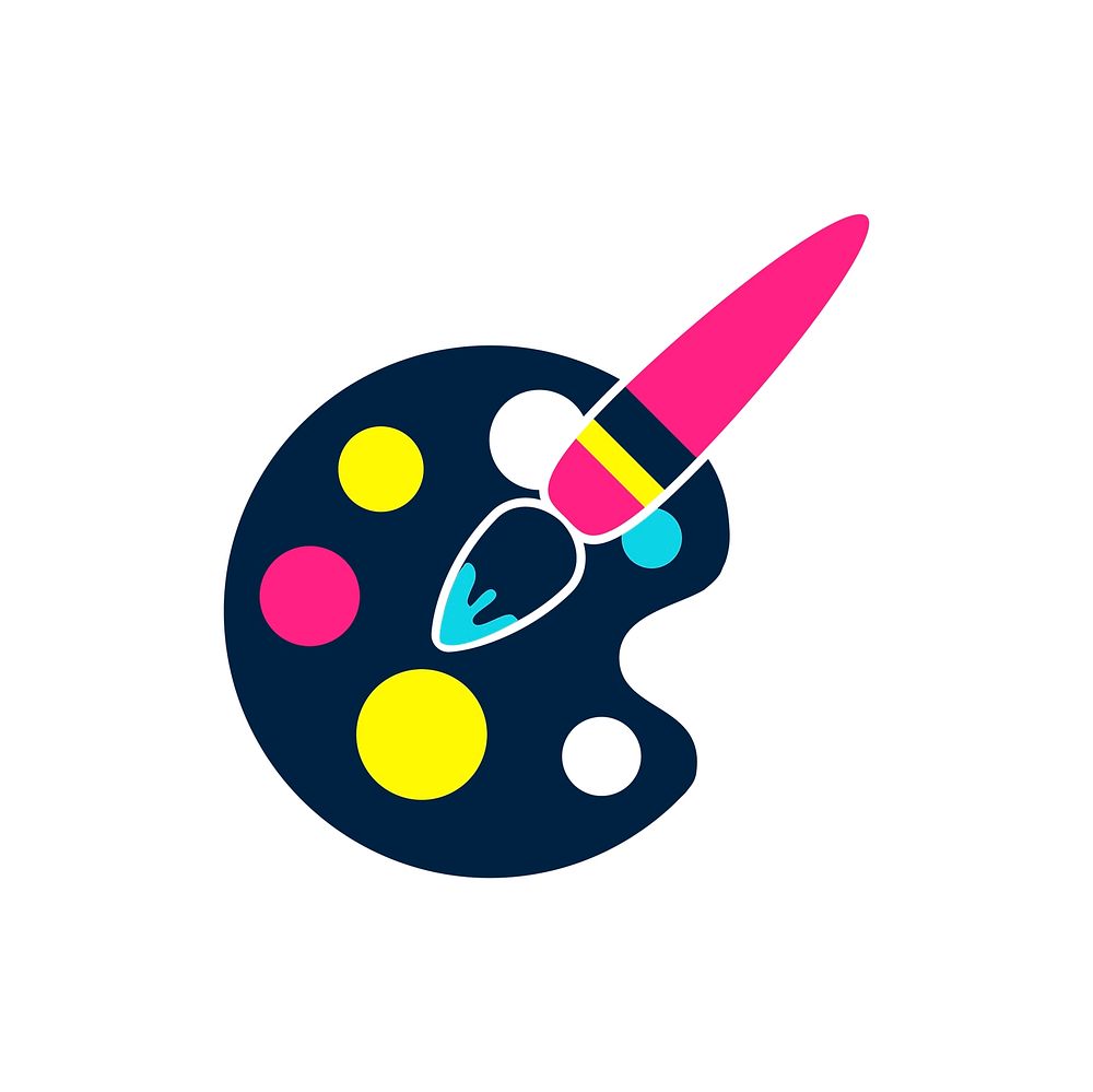 Illustration of paint colour vector | Free Vector - rawpixel