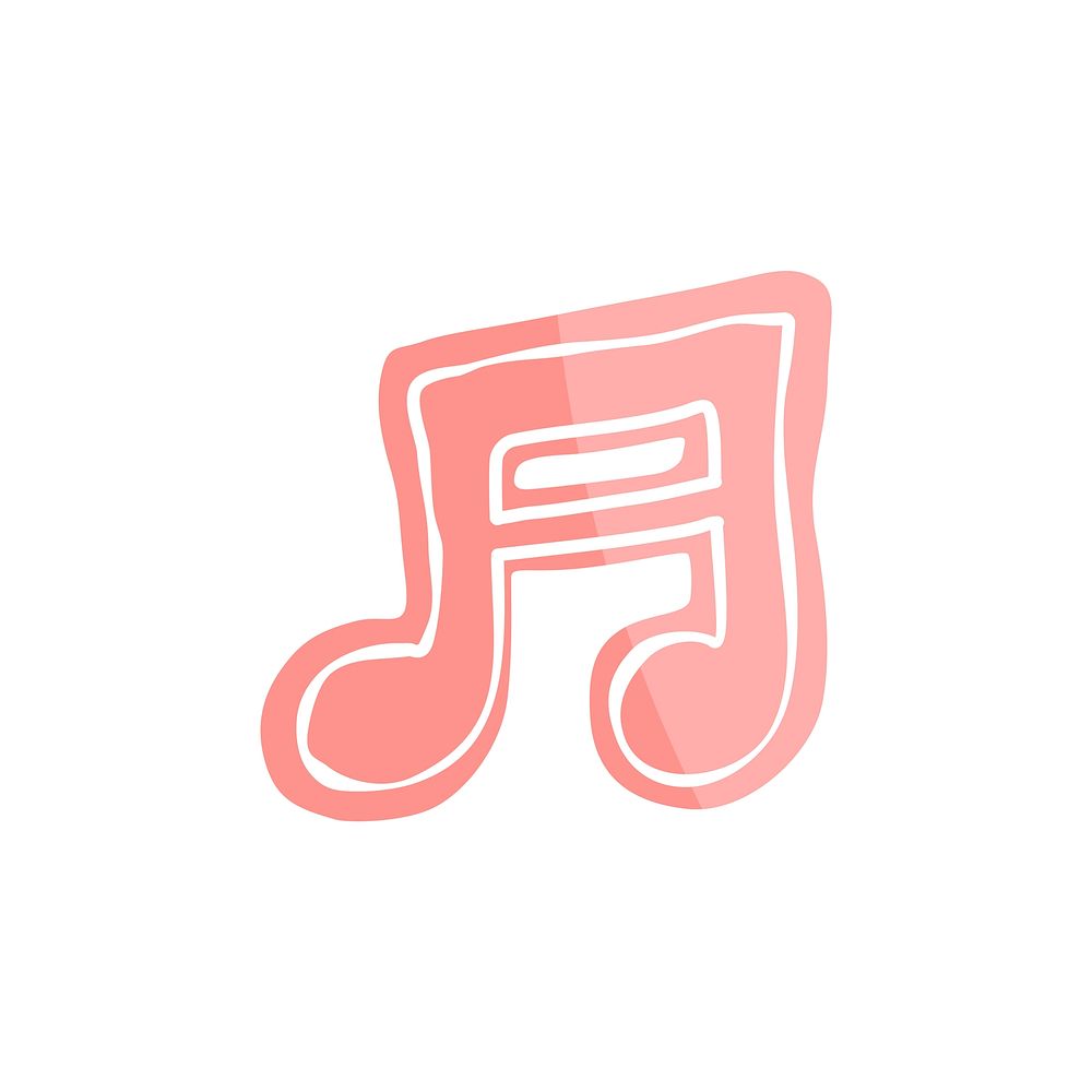 Illustration of music note vector