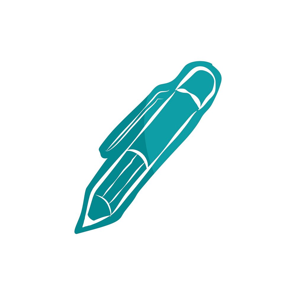 Illustration of pen icon vector