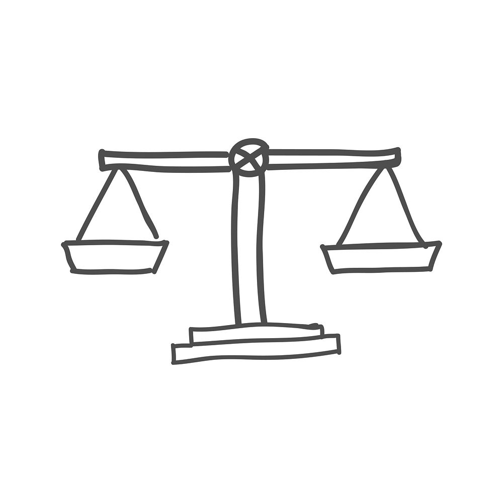 Illustration of law concept vector
