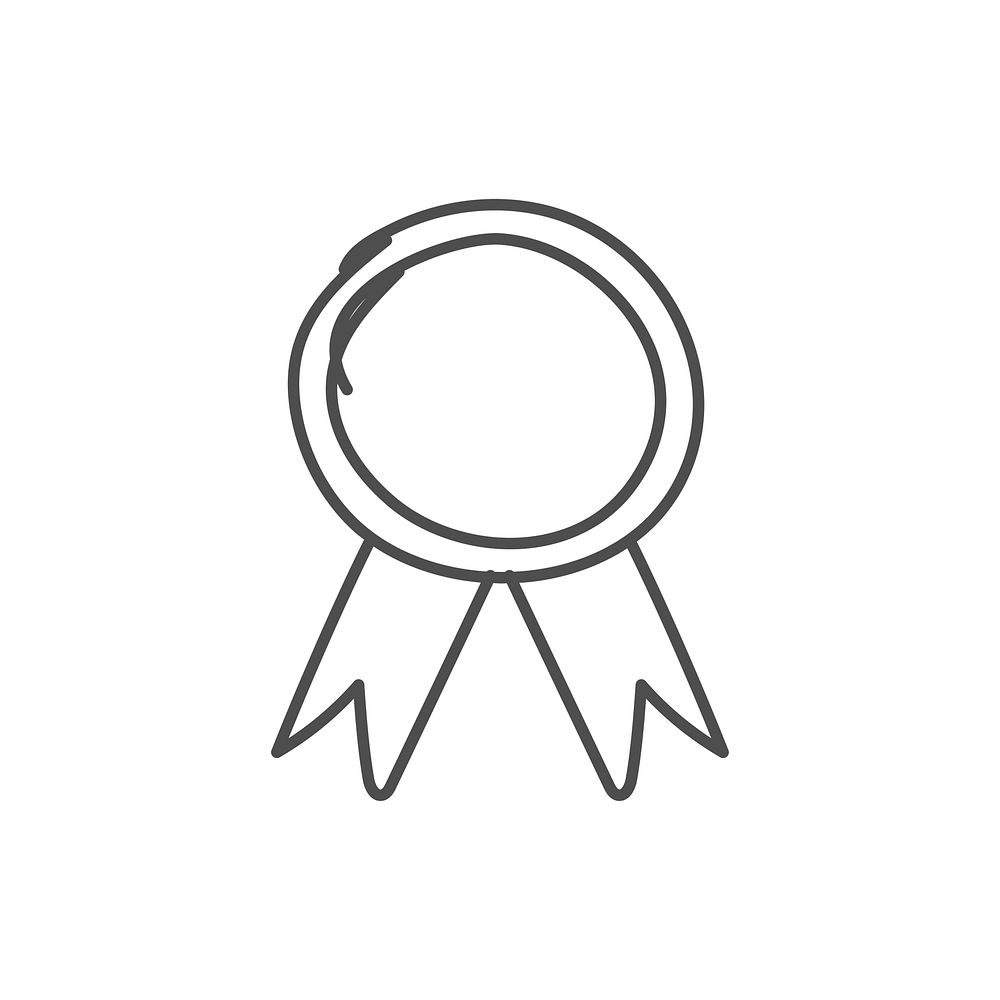 Illustration of achievement prize vector