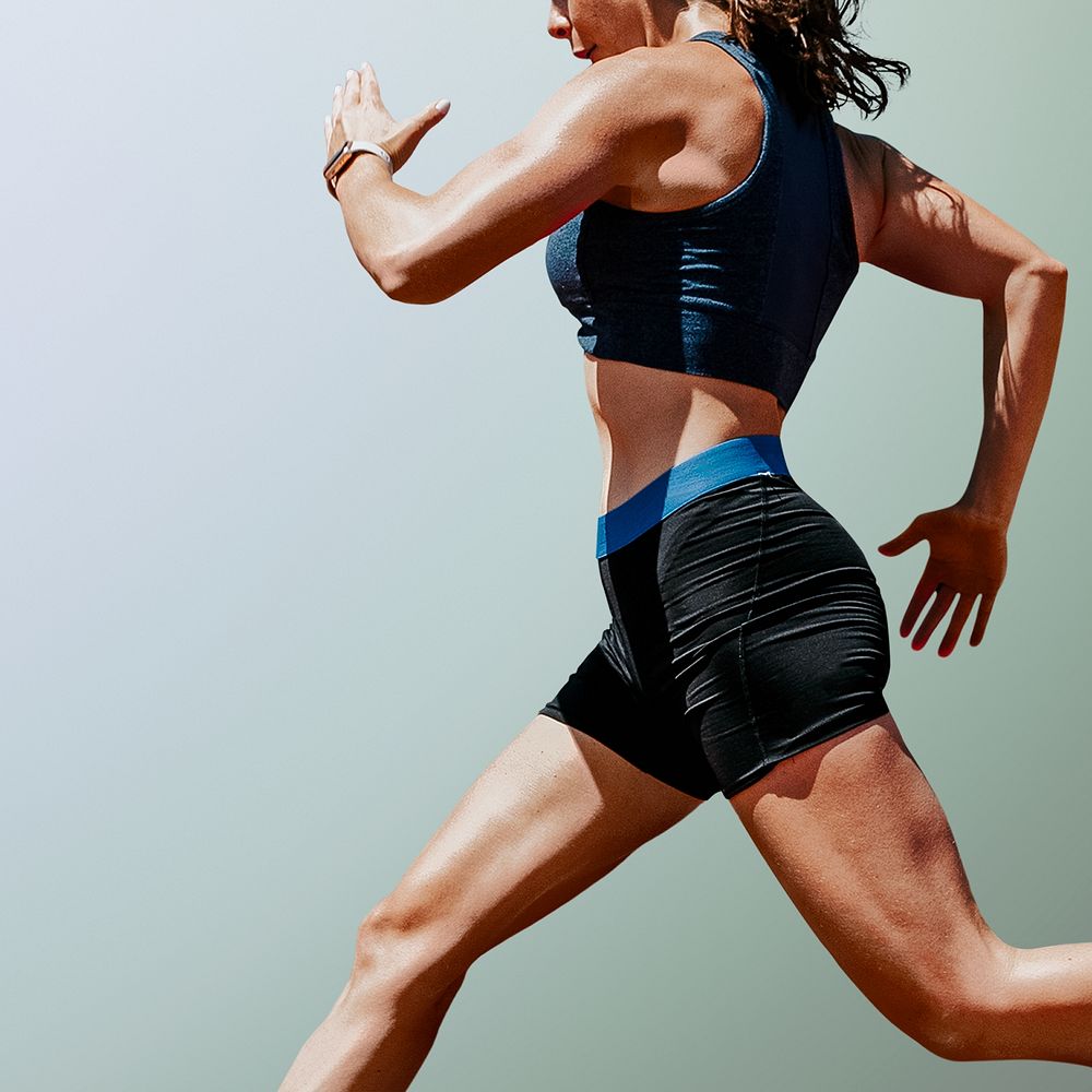 Woman athlete running 