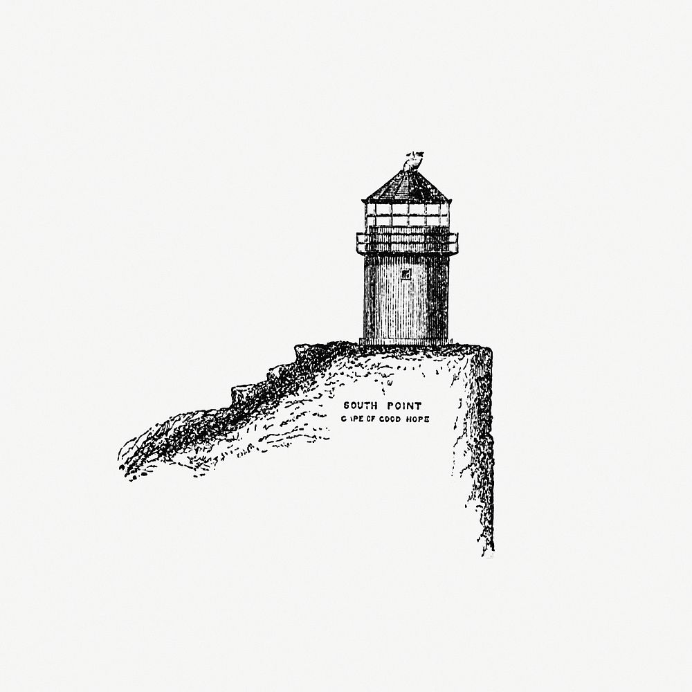 South point, cape of good hope from Circular relating to Lighthouses, Lightships, Buoys, and Beacons (1863) published by…