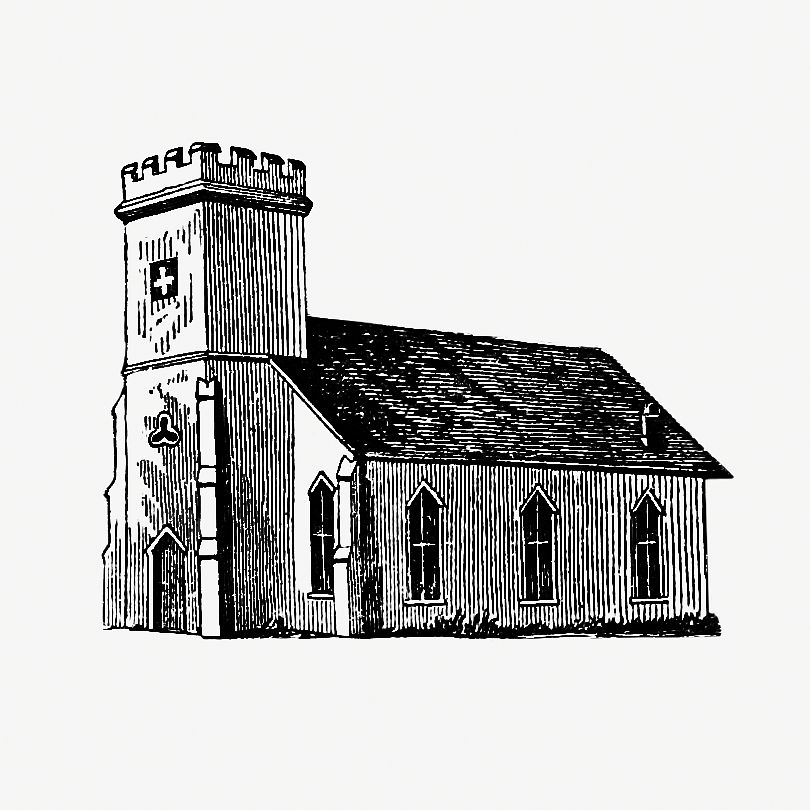 Drawing of St. Mark's church
