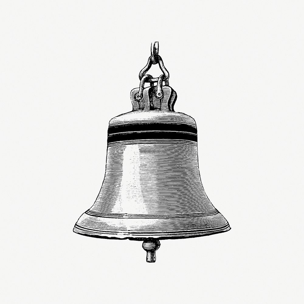 Drawing of a monastery bell