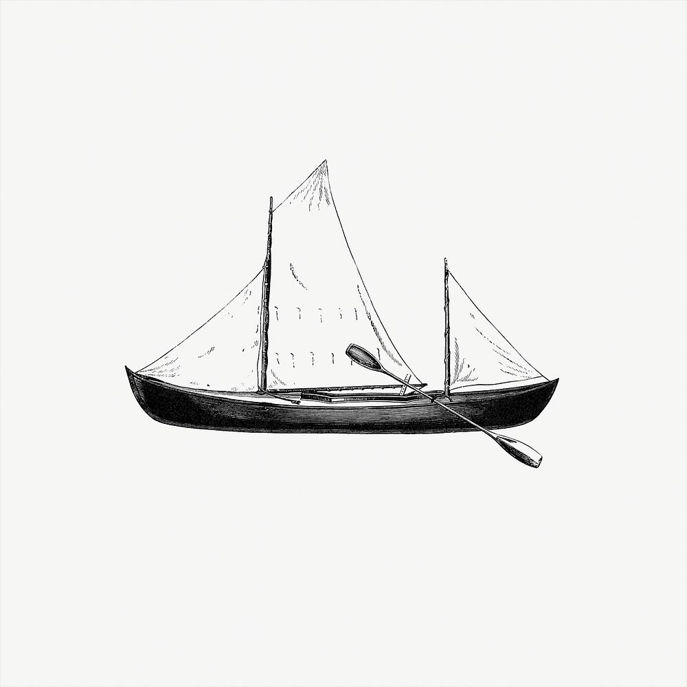 Full-rigged nautilus canoe Voyage Paper | Free Photo Illustration ...