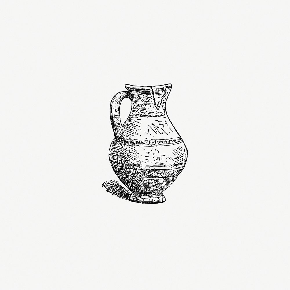 Antique pottery from Angouleme, History, Institutions And Monuments. L.P (1885). Original from the British Library.…