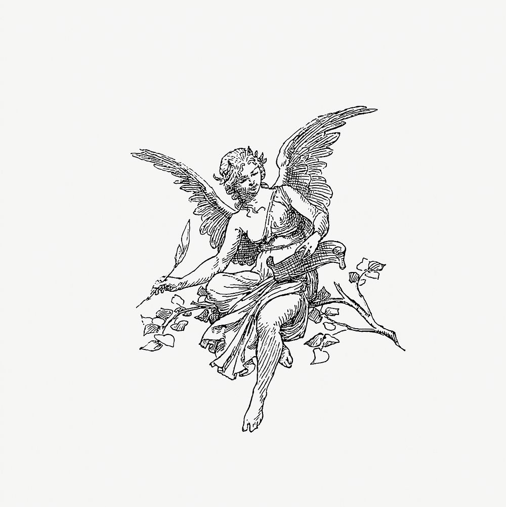 Feminine angel from The Austro-Hungarian Monarchy In Speech And Image. Rudolf, A Prince Of The Prince Of Trinity, On His…