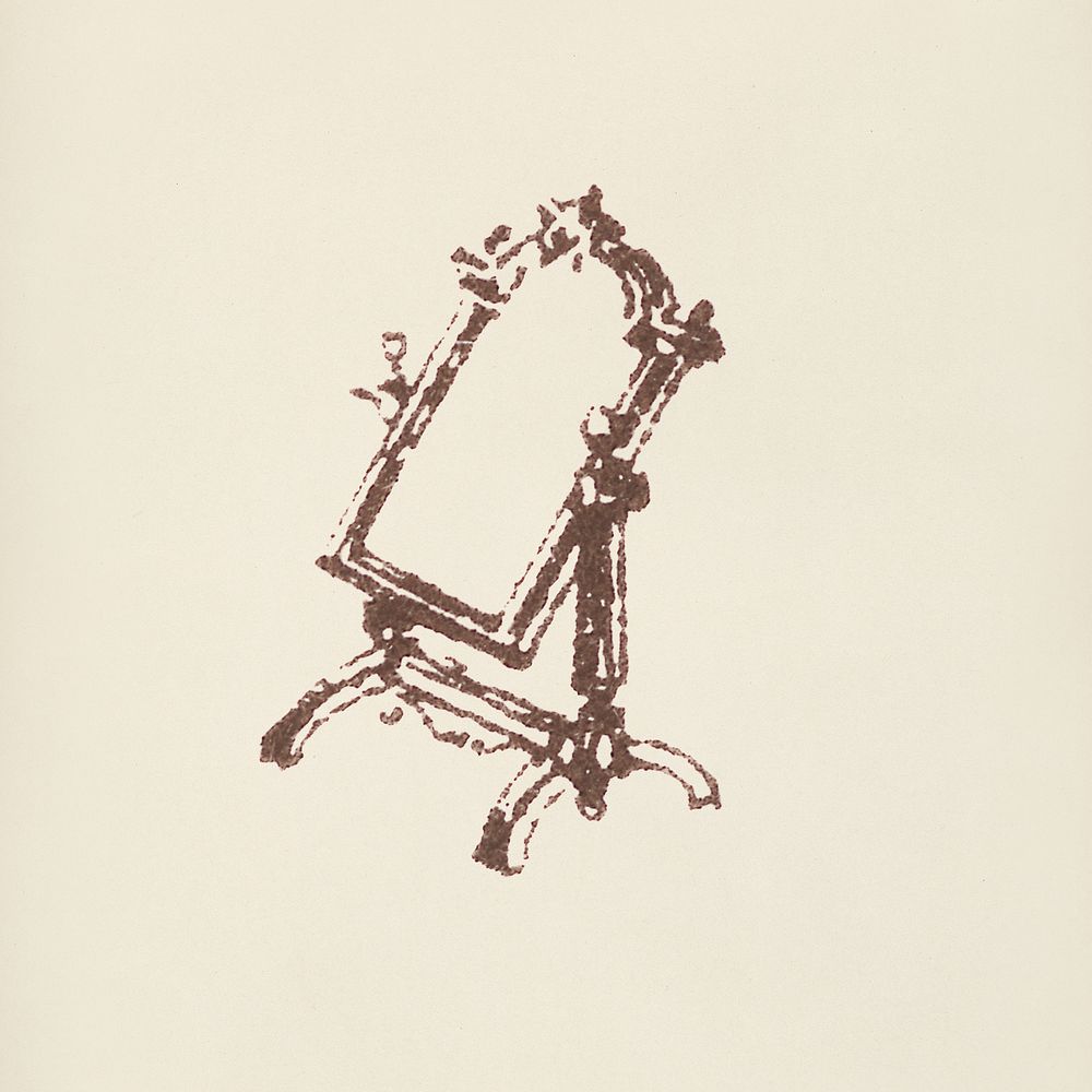 Mirror icon L'ornement Polychrome (1888) | Premium PSD - rawpixel