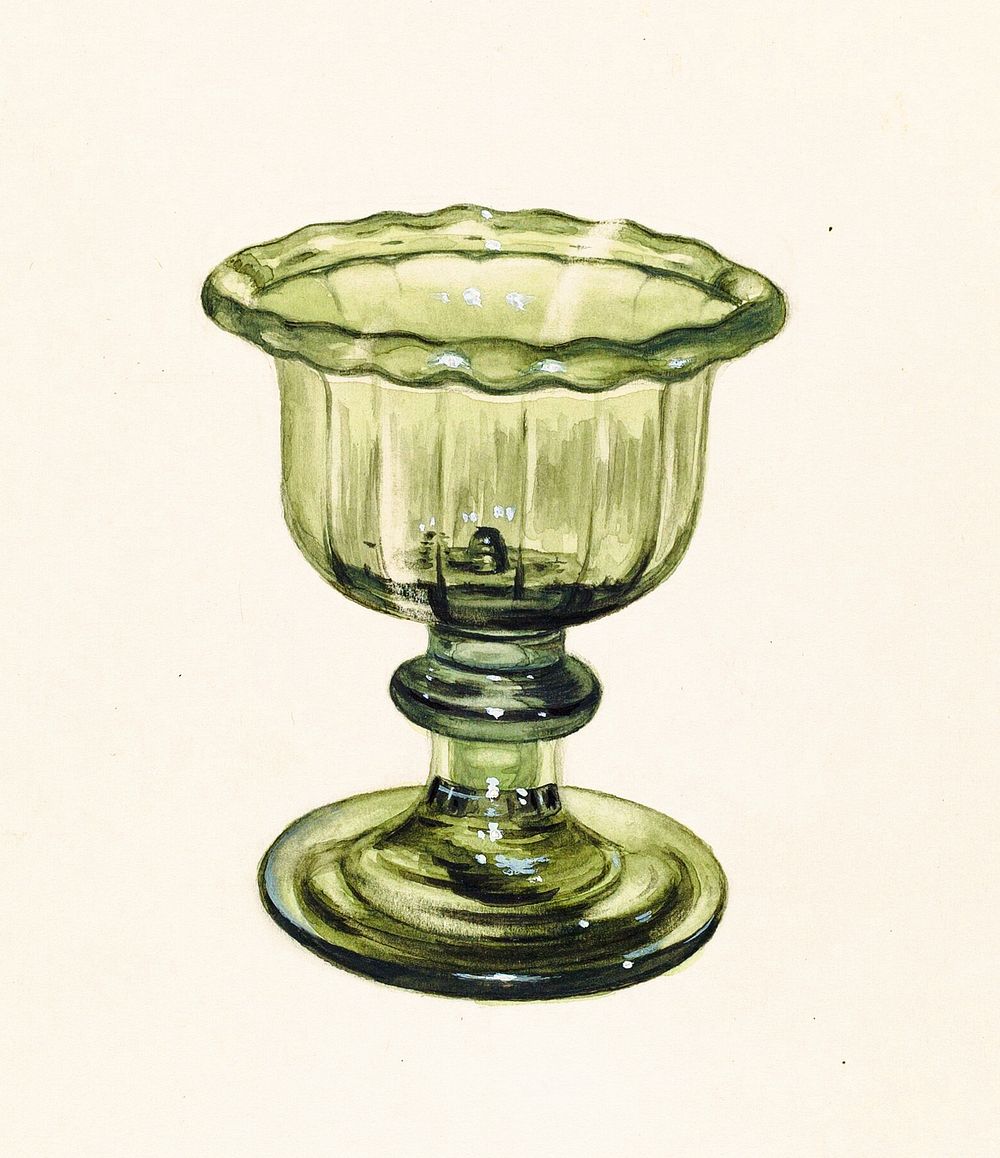 Salt Cup (ca.1936) by John Tarantino. Original from The National Gallery of Art. Digitally enhanced by rawpixel.