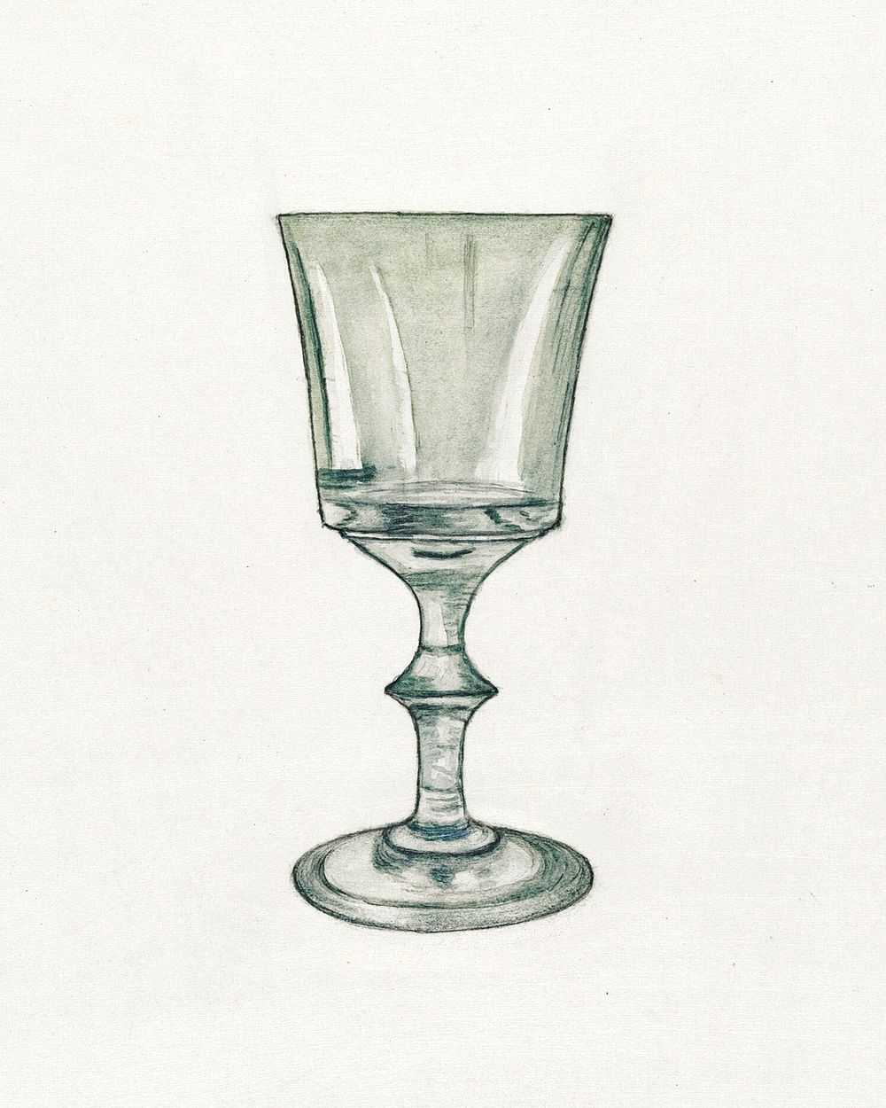 Whiskey Glass (ca.1936) by Emma Wilson. Original from The National Gallery of Art. Digitally enhanced by rawpixel.