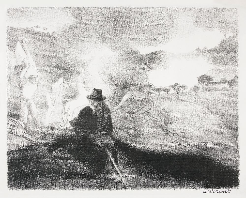 L&rsquo;Errant (1856&ndash;1910) print in high resolution by Henri-Edmond Cross. Original from Yale University Art Gallery.…