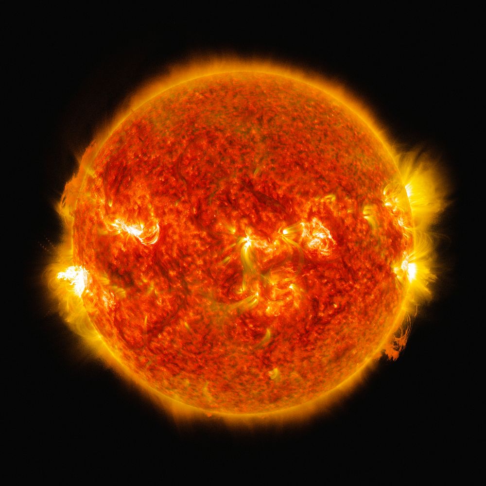 Sun, space clipart, planet surface | Free Photo - rawpixel