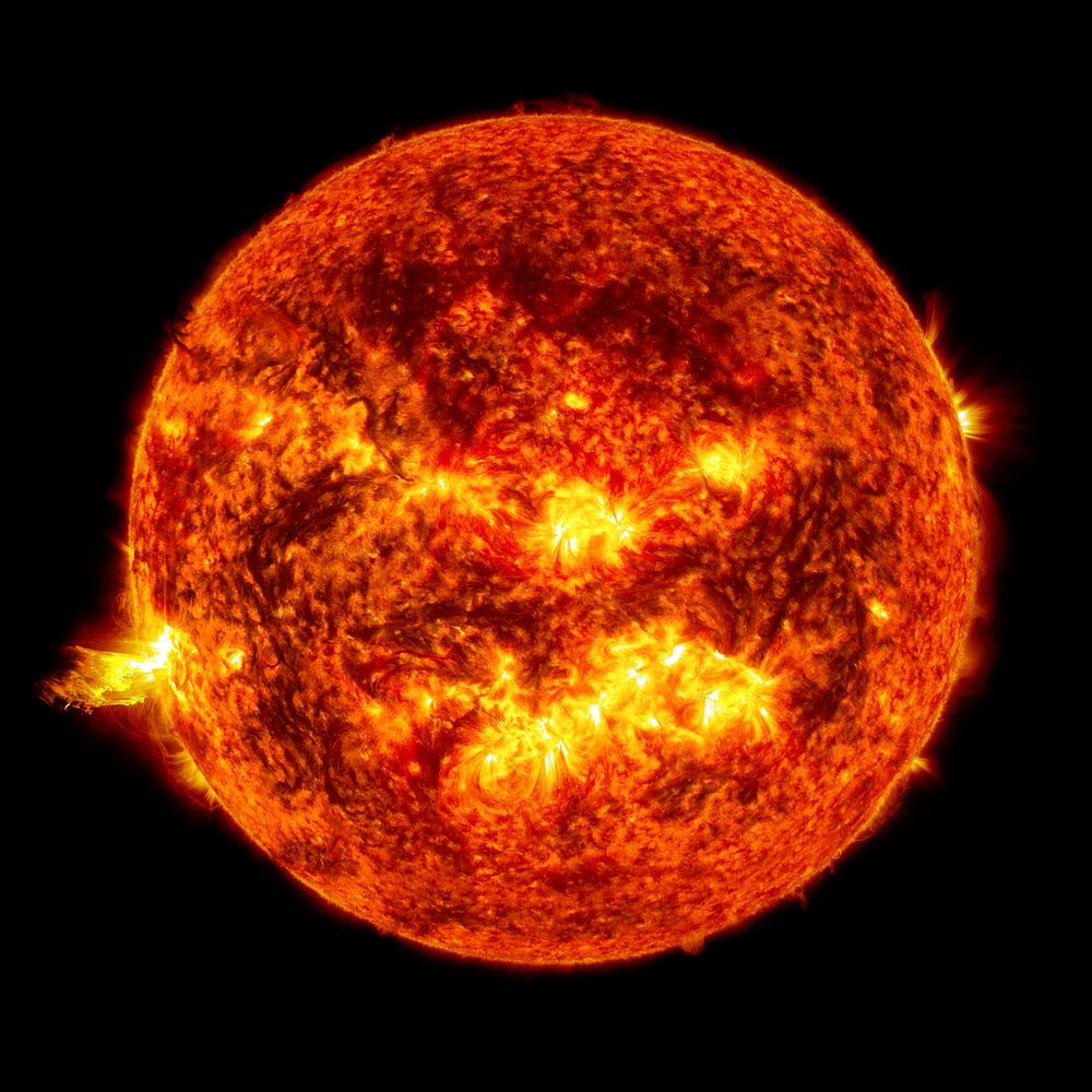 Sun, space clipart, planet surface