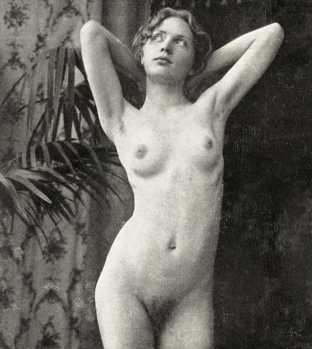 Portrait of a naked woman (ca. 1873&ndash;1910). Original from The Rijksmuseum. Digitally enhanced by rawpixel.