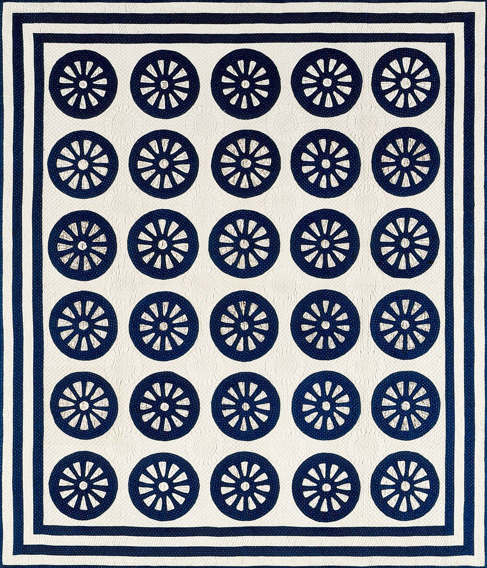 Fundraising Signature Quilt (1898). Original from the Los Angeles County Museum of Art. Digitally enhanced by rawpixel.