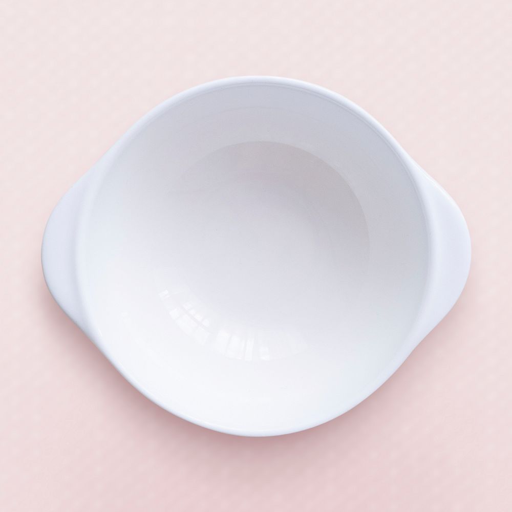 Baby bowl suction kids tableware in white