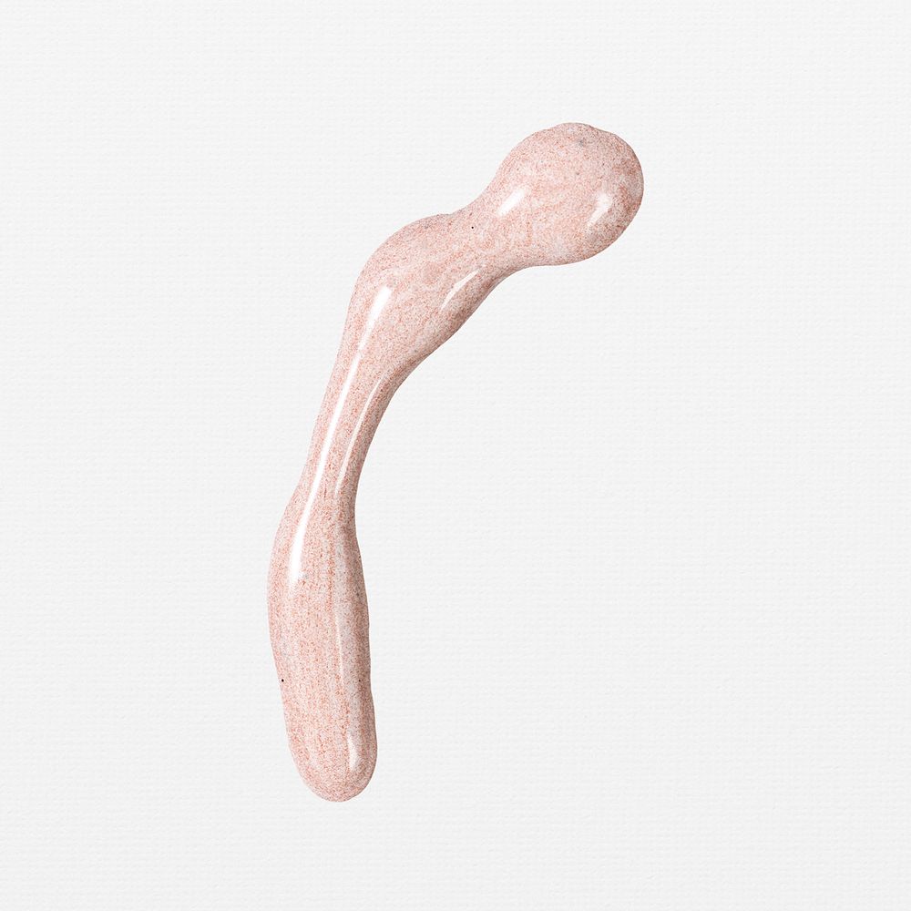 Pink fluid art feminine acrylic paint handmade element