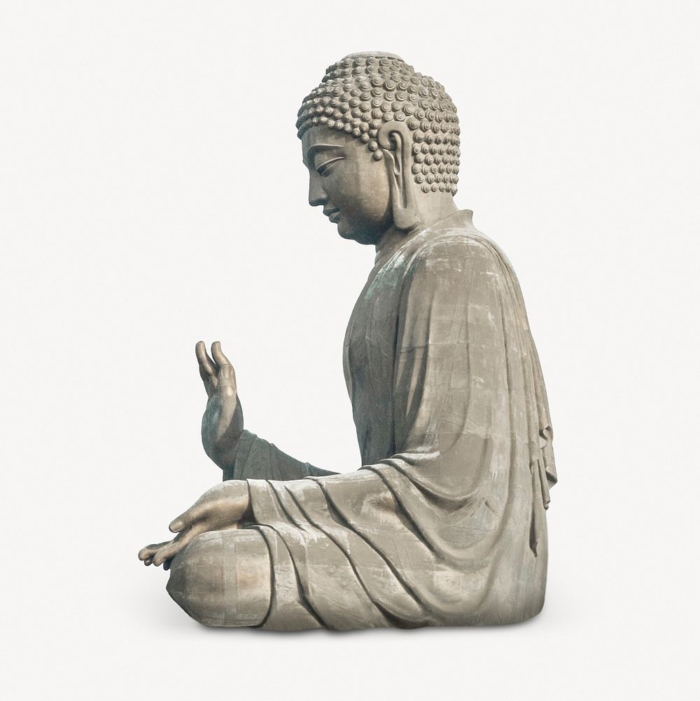 Tian Tan Buddha, famous religious monument psd