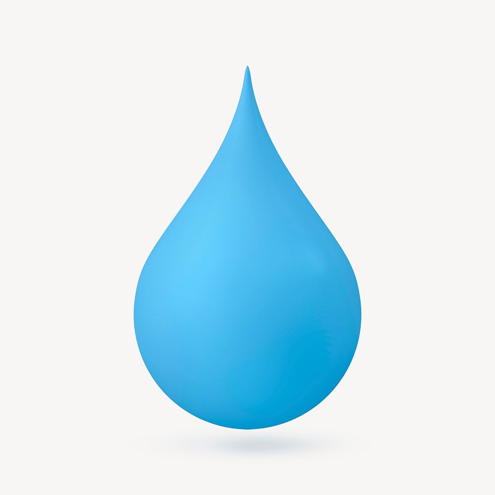 Water drop art, 3d environment | Free Photo Illustration - rawpixel