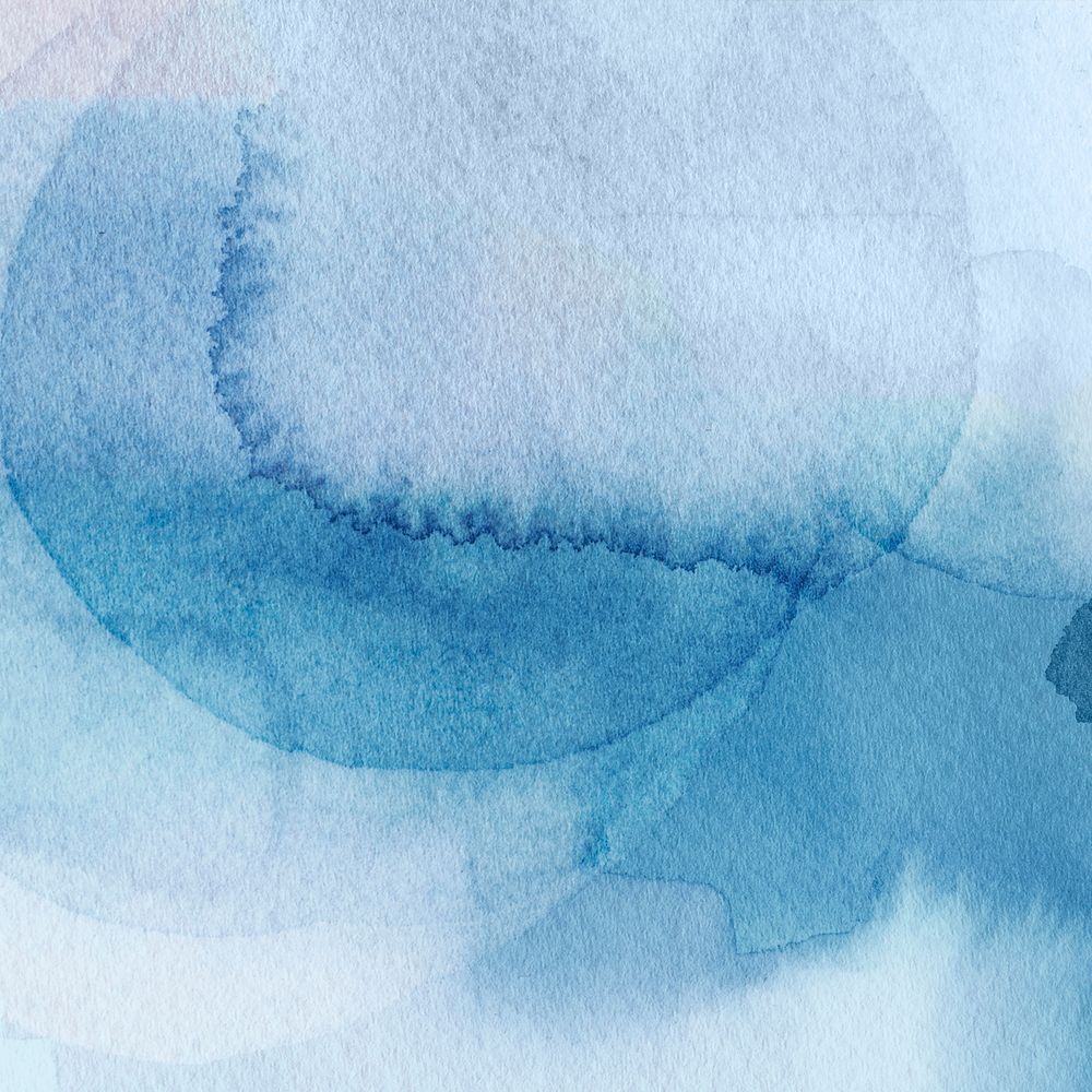 Abstract blue watercolor background design