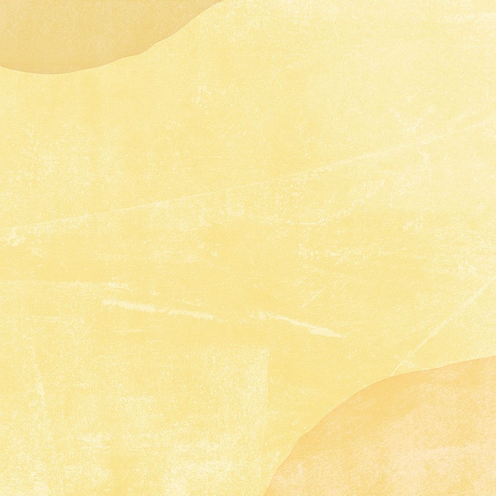 Aesthetic yellow watercolor background, abstract design