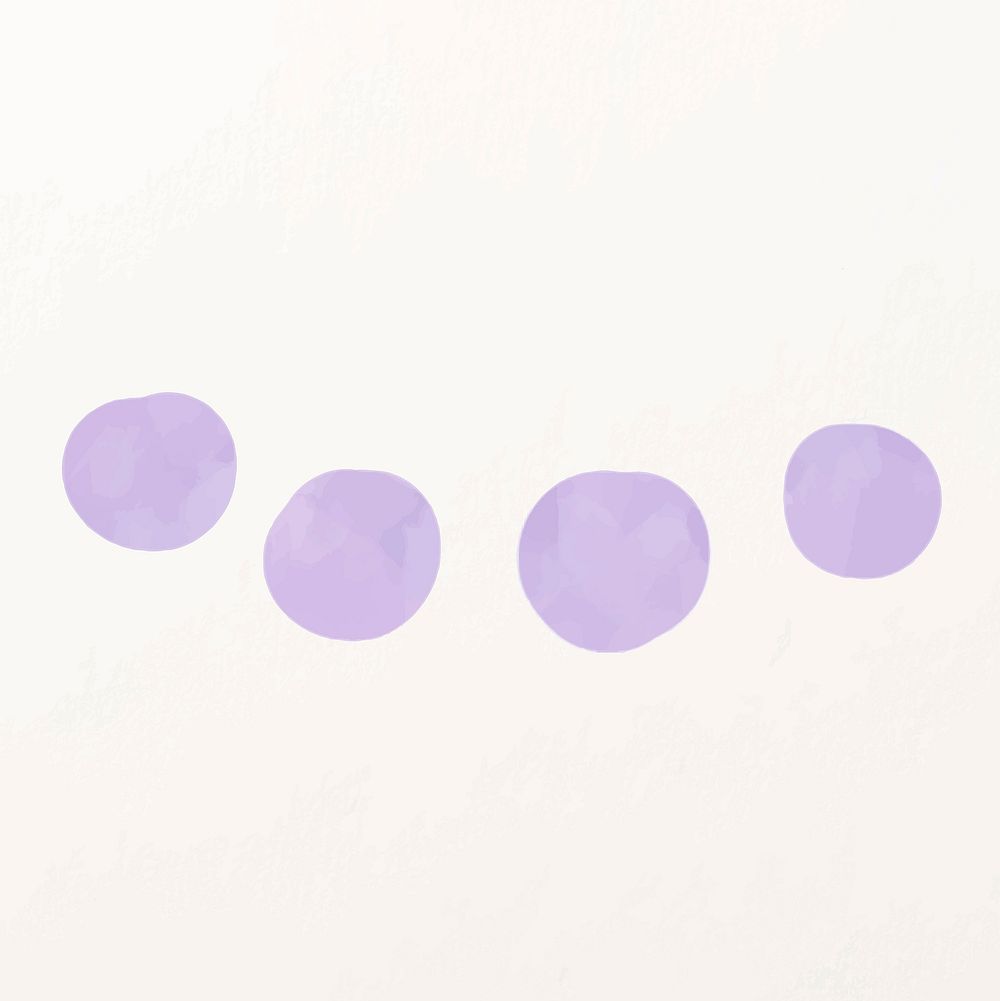 Purple pearl necklace illustration vector