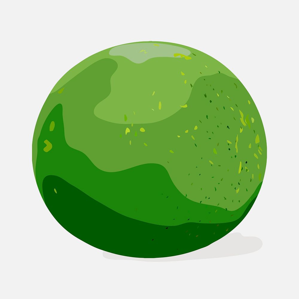 Lime clipart, fruit illustration design vector