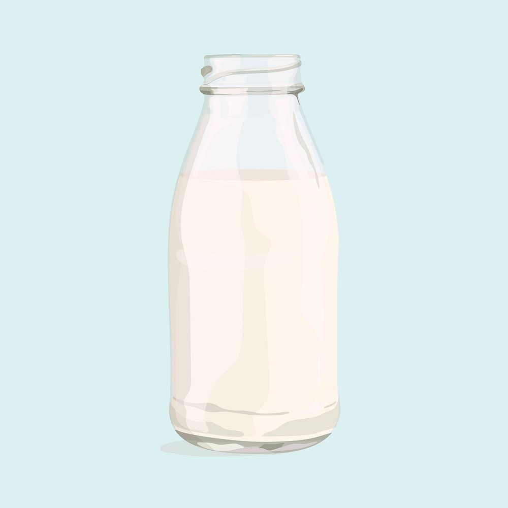 Milk clipart, drink illustration design vector