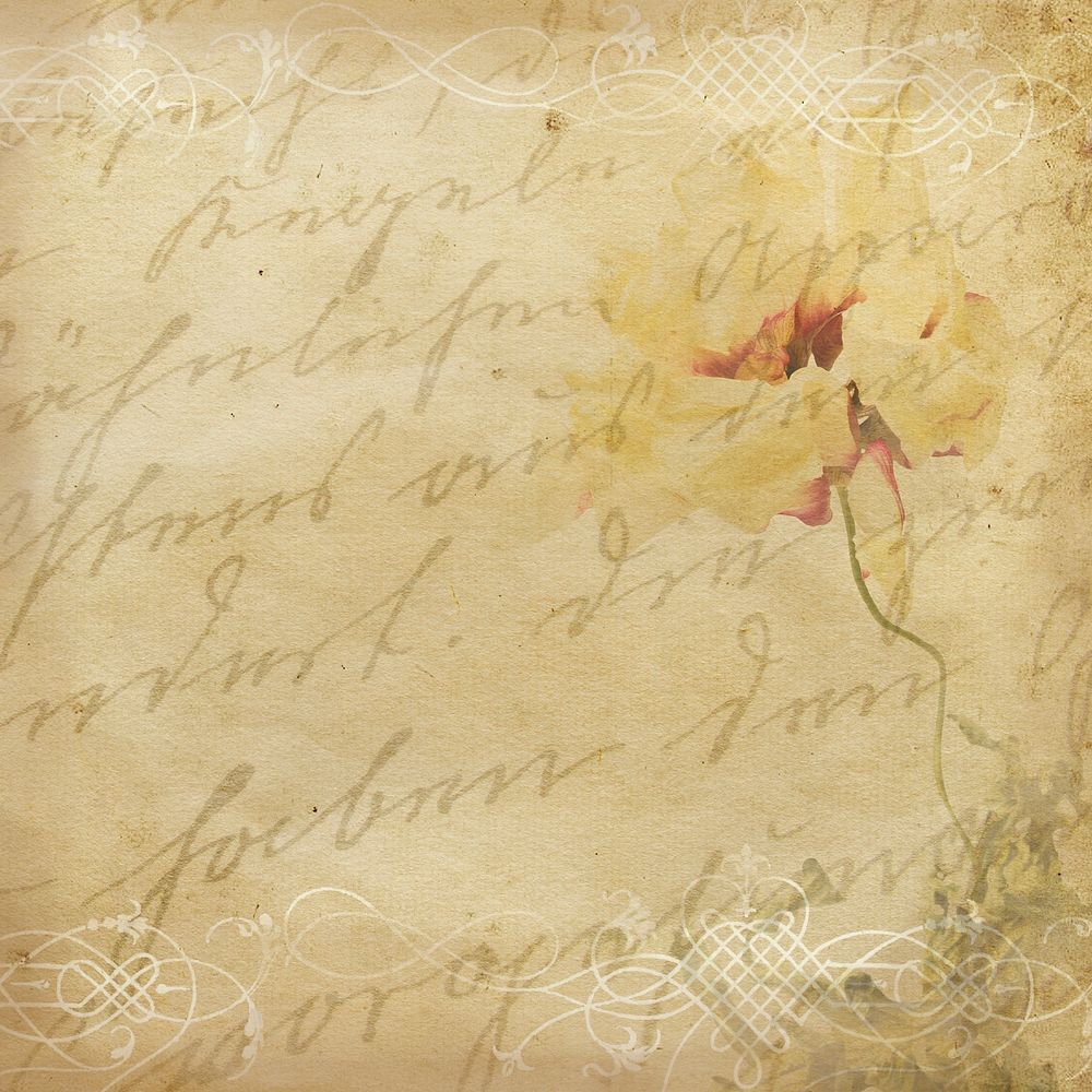 Vintage rose background handwriting | Premium Photo - rawpixel