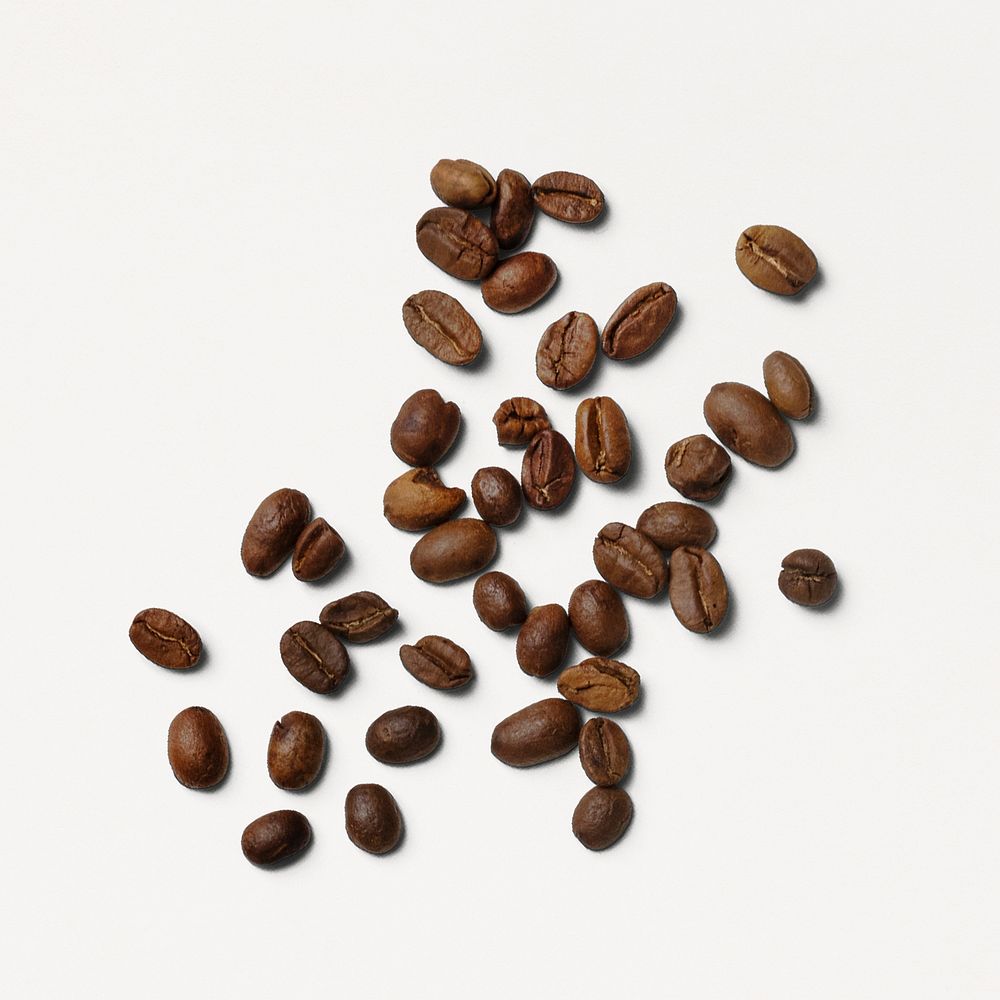 Coffee beans isolated object psd
