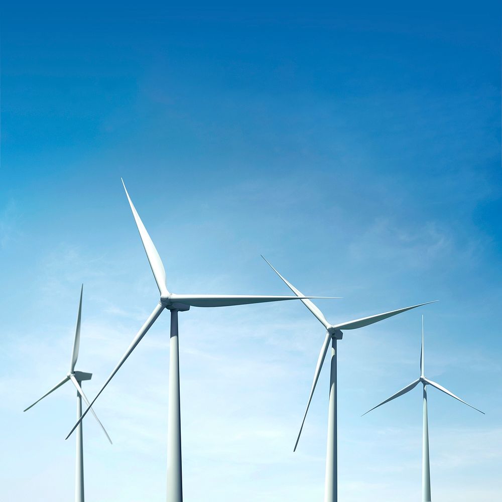 Wind farm background, alternative energy
