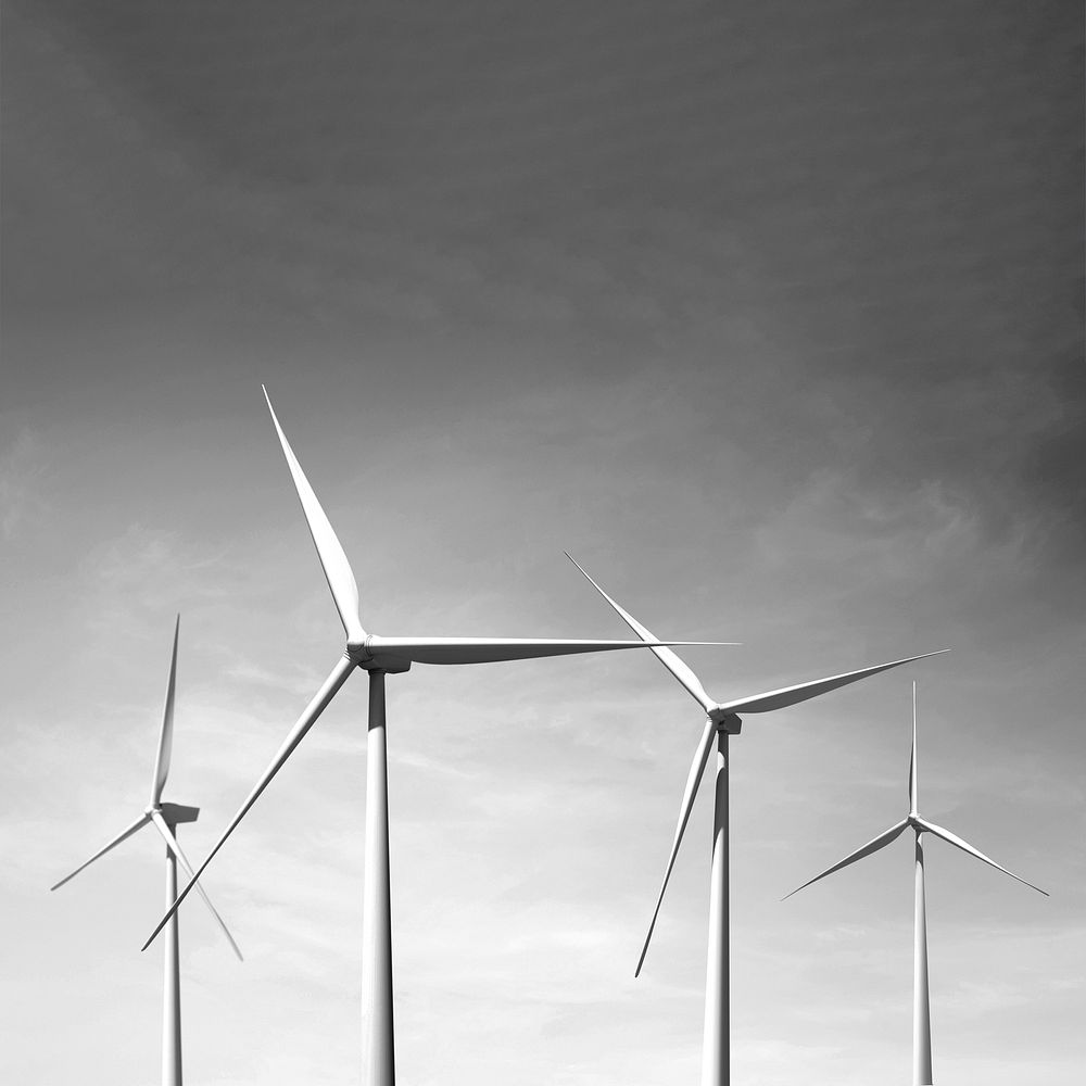 Wind power station, alternative energy technology