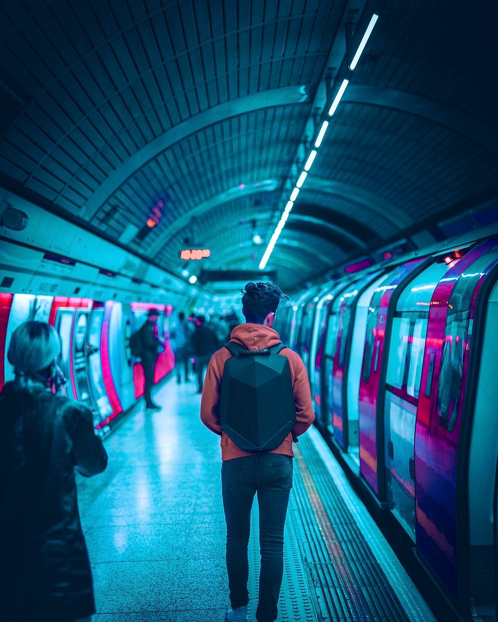 Subway station in London, UK