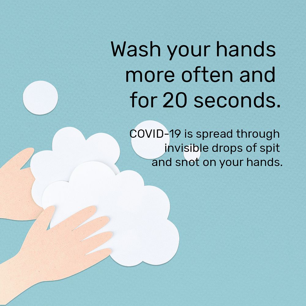 Wash your hands! This image is part our collaboration with the Behavioural Sciences team at Hill+Knowlton Strategies to…