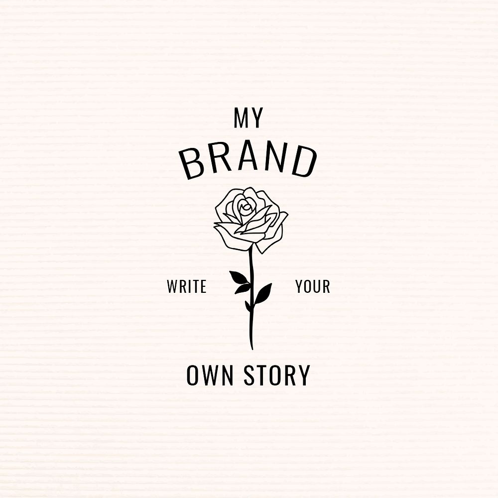 Write your own story template logo