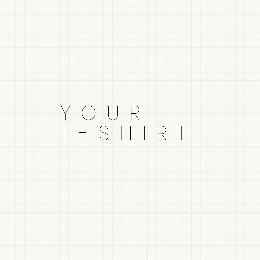 Your T-shirt brand design template