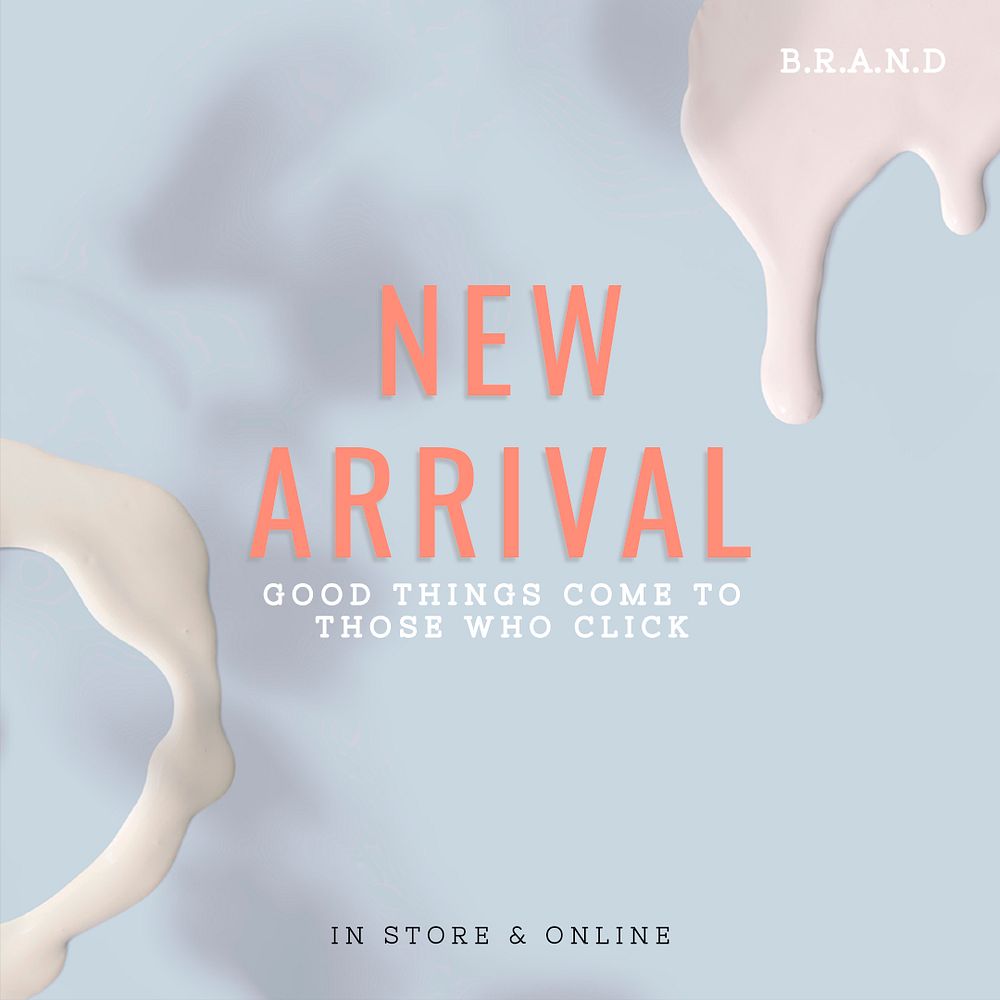 Memphis pink new arrival sale template collection psd