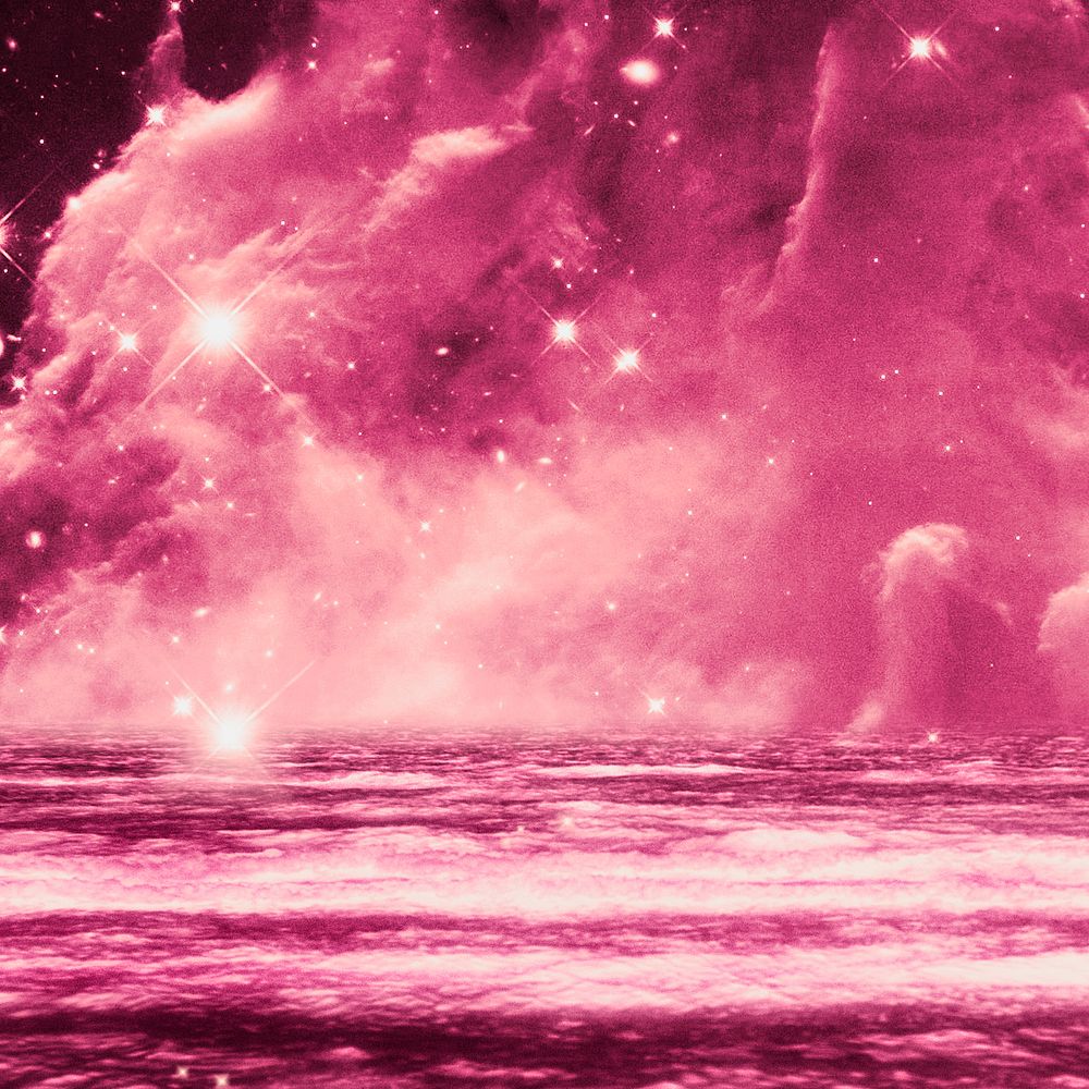 Dreamy galactic cloud image background