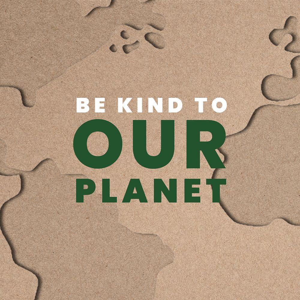 Save the planet templates psd for world environment day campaign graphic