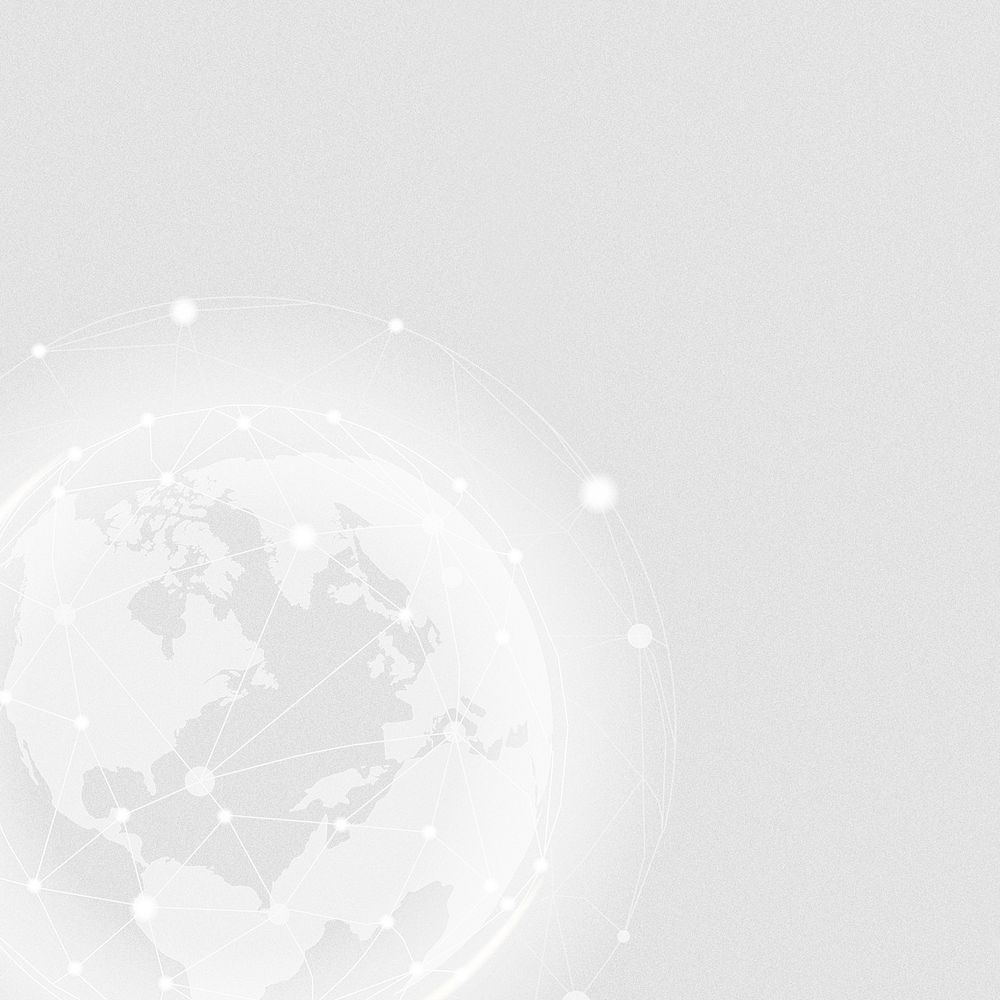 Global network background in minimal style