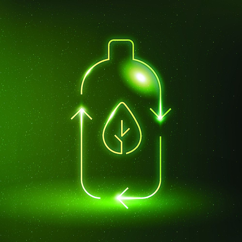 Recycling icon vector environmental conservation symbol