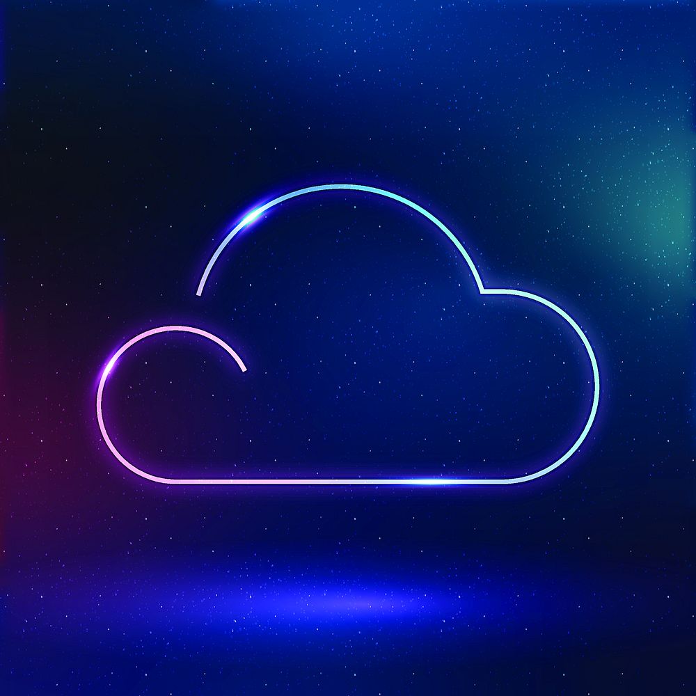 Cloud icon vector weather symbol